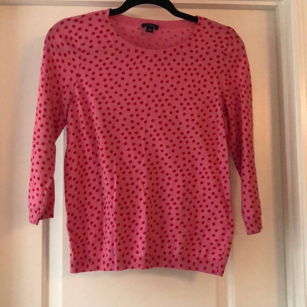 Ann Taylor Polka Dot Sweater